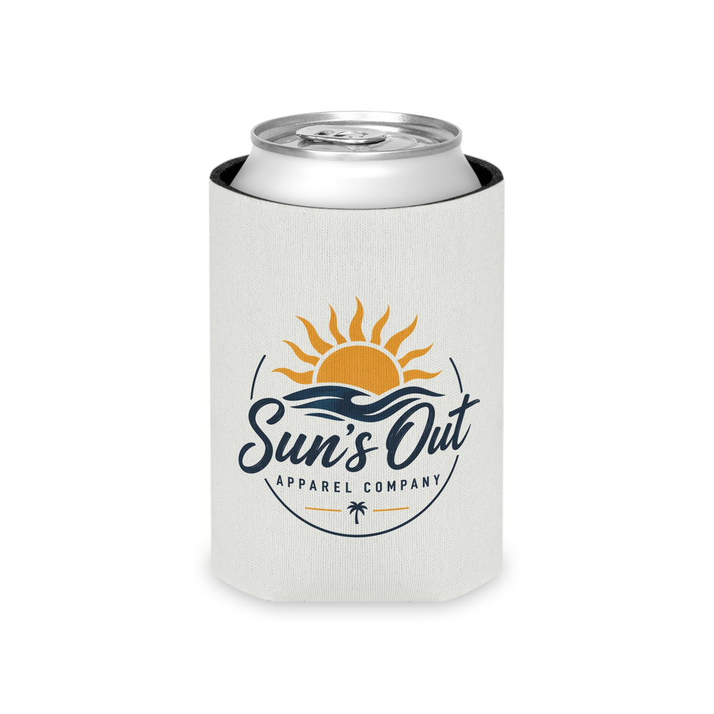 Sun’s Out Can Cooler – Beachy Insulated Beverage Koozie